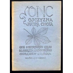 ONC. Ojczyzna. Nauka. Cnota. Głos Instruktorów Kręgu im. Andrzeja Małkowskiego Chorągiew Gdańska. Jesień 1985