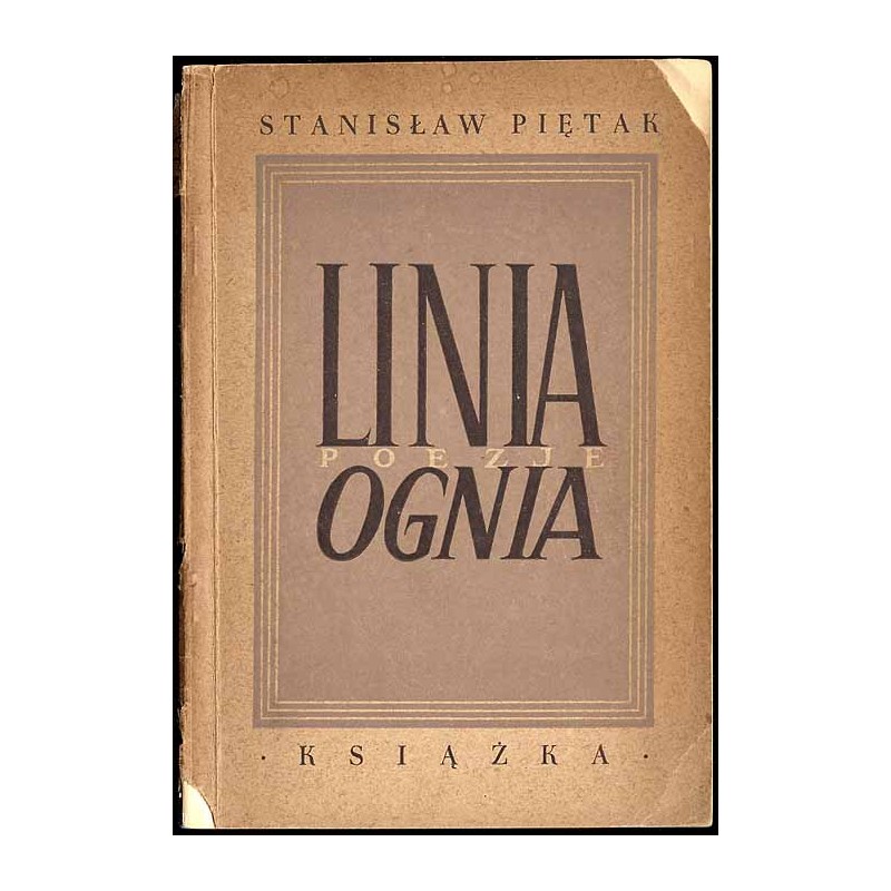 Linia ognia. Poezje