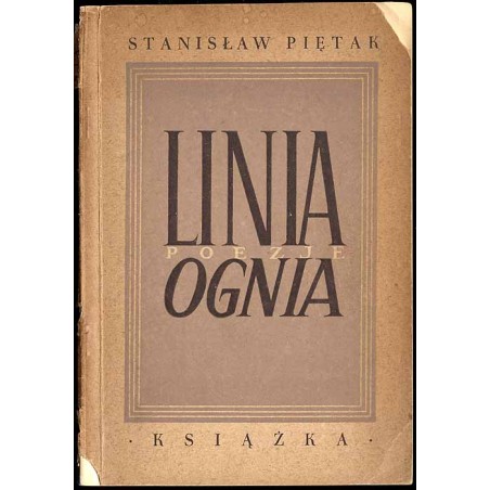 Linia ognia. Poezje