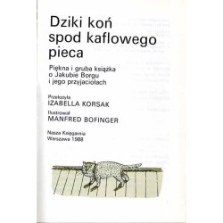Dziki koń spod kaflowego pieca. Piękna i gruba książka o Jakubie Borgu i jego przyjaciołach