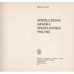 Współczesna grafika wrocławska 1945-1965