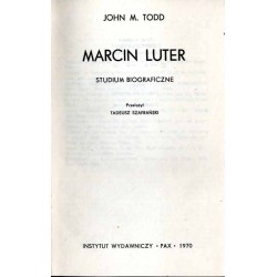 Marcin Luter. Studium biograficzne