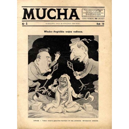 Mucha. R.70 (1938). Nr 5 (28 stycznia 1938) / Włosko - angielska wojna radiowa