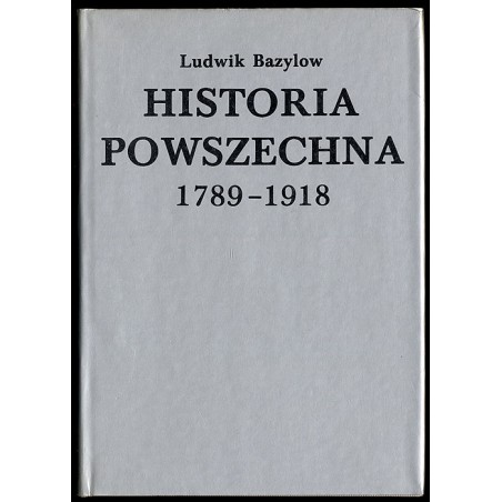 Historia powszechna 1789-1918