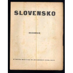 Slovensko. Mesačnik pre kultúru. 1935-1939 [konwolut 17 numerów]