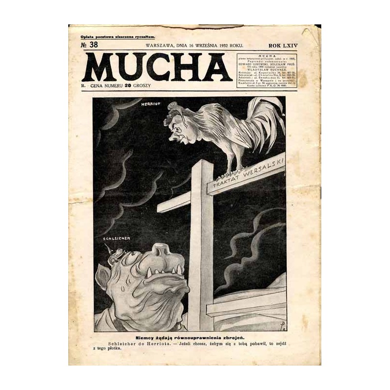 Mucha. R.64 (1932). Nr 38 (16 września 1932) / Kurt von Schleicher / Édouard Herriot