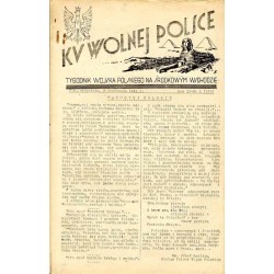 Ku Wolnej Polsce. Tygodnik Wojska Polskiego na Środkowym Wschodzie. R.2 (1941). Nr 1 (368) (2 listopada 1941)
