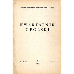 Kwartalnik Opolski. R.6 (1960). Nr 2 (22)