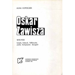 Oskar Zawisza 1878-1933 ksiądz, historyk, folklorysta, poeta, kompozytor, dyrygent