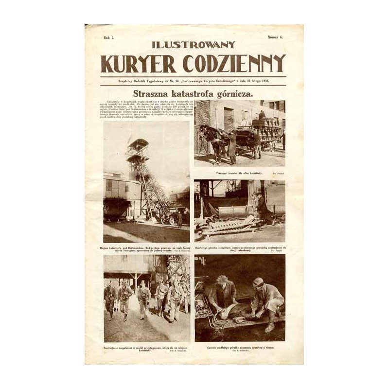Ilustrowany Kurier Codzienny. Bezpłatny dodatek tygodniowy "Ilustrowanego Kuriera Codziennego" do nr 54. R.1 (1925). Nr 6 (23 lu