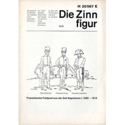 Die Zinnfigur. Monatsschrift für Sammler und Liebhaber kulturhistorischer Zinnfiguren. 24. Jahrgang (1975). Nr 9 (15. September