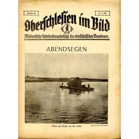 Oberschlesien im Bild. Wöchentliche Unterhaltungsbeilage des oberschlesischen Wanderers. (1931). Nr 34 (21.8.1931) Kąty Opolskie