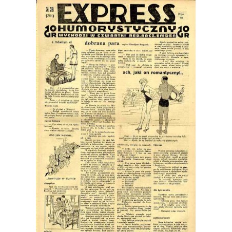 Express Humorystyczny. R.6 (1935). Nr 38 (264) / Marian Dąbrowski (Emden): Szukam kochanki. Powieść obyczajowo-satyryczna