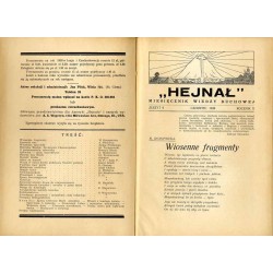 "Hejnał". Miesięcznik wiedzy duchowej. R. 10 (1938). Z. 6 (Czerwiec 1938)