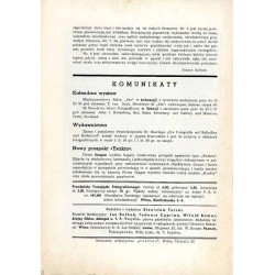 Przegląd Fotograficzny. Miesięcznik ilustrowany. Organ  Fotoklubu Wileńskiego i Lwowskiego Towarzystwa Fotograficznego. R. 2 (19