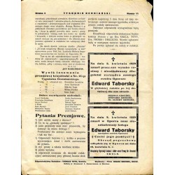 Tygodnik Demniański Zakładów Przemysłowych Braci Groedel. R. 2 (1929). Nr 11 (15 sierpnia 1929) / nekrologi Edward Taborsky