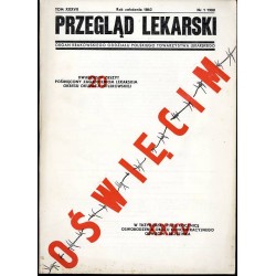 Przegląd Lekarski Oświęcim. [20] R.37 (1980) Seria II. Nr 1 1980. Dwudziesty zeszyt poświęcony zagadnieniom lekarskim okresu hit