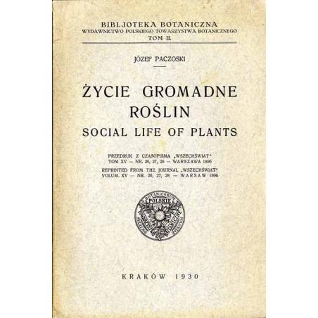 Życie gromadne roślin  Social life of plants
