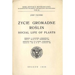 Życie gromadne roślin  Social life of plants