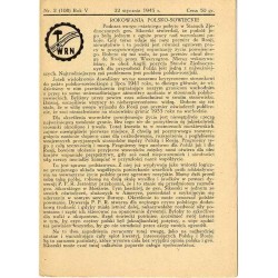 WRN [Wolność Równość Niepodległość]. R. 5 (1943). Nr 2 (108) (22 stycznia 1943)