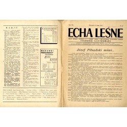 Echa Leśne. Organ Związku Leśników R.P., Rodziny Leśnika i Przysposobienia Wojskowego Leśników. Tygodnik ilustrowany. R.13 (1936