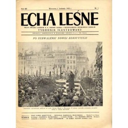 Echa Leśne. Organ Związku Leśników R.P., Rodziny Leśnika i Przysposobienia Wojskowego Leśników. Tygodnik ilustrowany. R.12 (1935
