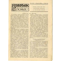 Robotnik w Walce. R. 2 (1944). Nr 5 (13) (19 marca 1944)