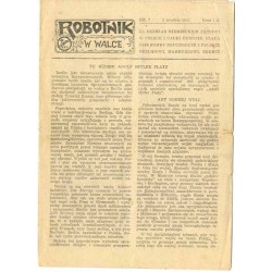 Robotnik w Walce. R. 1 (1943). Nr 7 (5 grudnia 1943)
