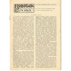 Robotnik w Walce. R. 2 (1944). Nr 7 (15) (23 kwietnia 1944)