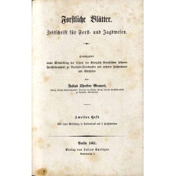 Forstliche Blätter. Zeitschrift für Forst- und Jagdwesen. (1861) H. 2