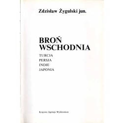 Broń wschodnia. Turcja. Persja. Indie. Japonia