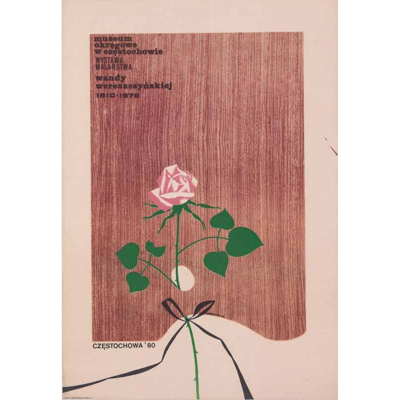Wystawa Malarstwa Wandy Wereszczyńskiej 1910-1978 Muzeum Okręgowe w Częstochowie Częstochowa '80