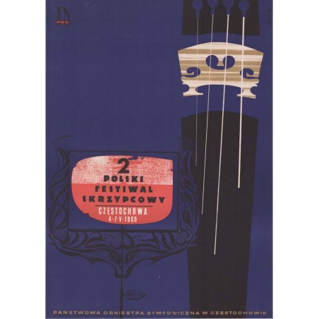 2 Polski Festiwal Skrzypcowy Częstochowa 4-7-V-1969 POS Państwowa Orkiestra Symfoniczna w Częstochowie
