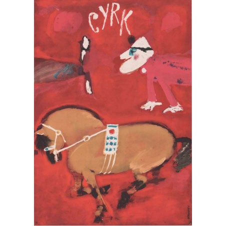 Cyrk (woltyżerka - clown)