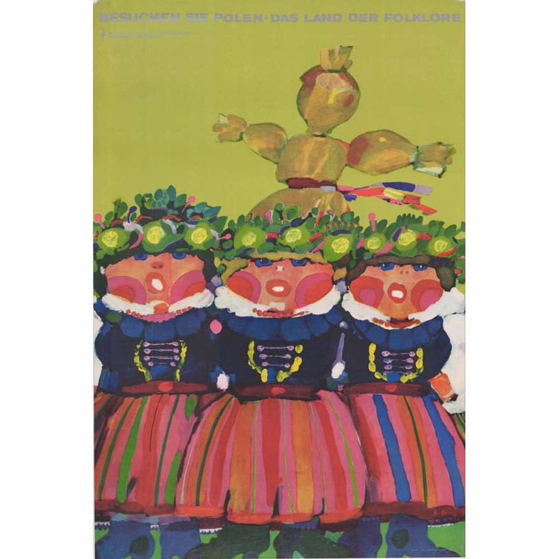 Besuchen sie Polen. Das Land der Folklore / Odwiedź Polskę. Kraj folkloru - wersja niemiecka z marzaną