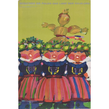 Besuchen sie Polen. Das Land der Folklore / Odwiedź Polskę. Kraj folkloru - wersja niemiecka z marzaną