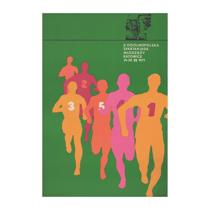 II Ogólnopolska Spartakiada Młodzieży Katowice 21-30 VII 1971