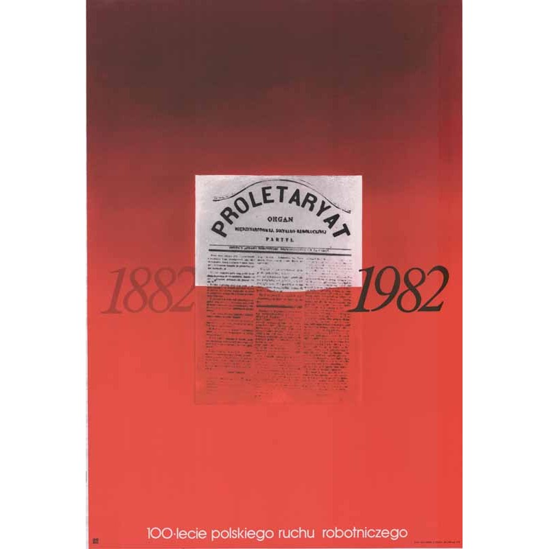 1882 1982 100-lecie polskiego ruchu robotniczego