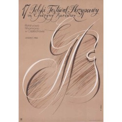17 Polski Festiwal Skrzypcowy im. Grażyny Bacewicz. Państwowa Filharmonia w Częstochowie marzec 1984