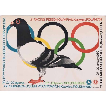 XXI Olimpiada Gołębi Pocztowych, Katowice, Polska 1989 27-29 stycznia