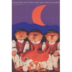 Besuchen sie Polen. Das Land der Folklore / Odwiedź Polskę. Kraj folkloru - wersja niemiecka górale z baranem