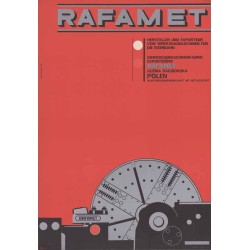 RAFAMET Hersteller und Exporteur von Werkzeugmaschinen für die Eisenbahn Werkzeugmaschinenfabrik Exportbüro RAFAMET Kuźnia Racib