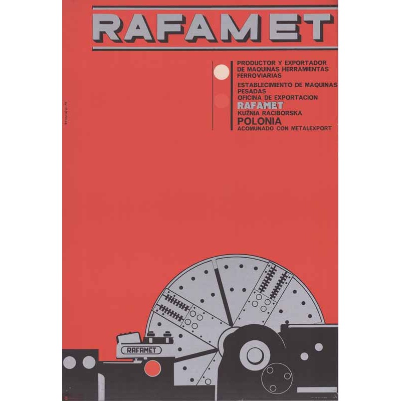 RAFAMET Produktor y exportador de maquinas herramientas ferroviarias establecimiento de maquinas pesadas Oficina de Exportacion