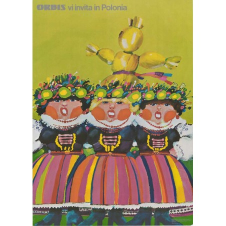 Orbis vi invita in Polonia / Orbis zaprasza do Polski - wersja esperanto z marzanną