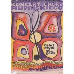 Koncert chóru filipińskiego University of the Philippines Madrigal Singers Dyrygent Andrea O. Veneracion. Chór Akademicki Polite