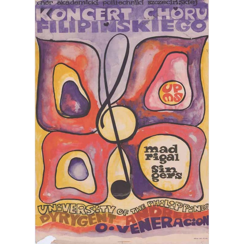 Koncert chóru filipińskiego University of the Philippines Madrigal Singers Dyrygent Andrea O. Veneracion. Chór Akademicki Polite