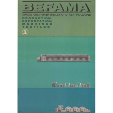BEFAMA Annee de fondation 1851 • Bielsko-Biała • Pologne Production Exportation Machines Textiles - wersja francuska