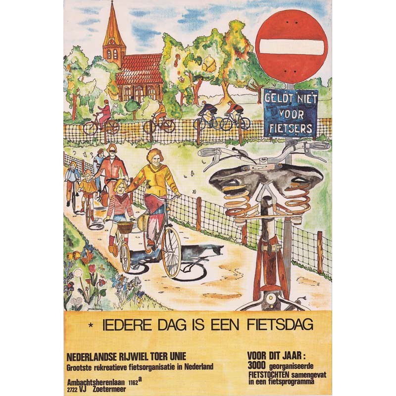 iedere dag is een fietsdag [Każdy dzień to dzień rowerowy]