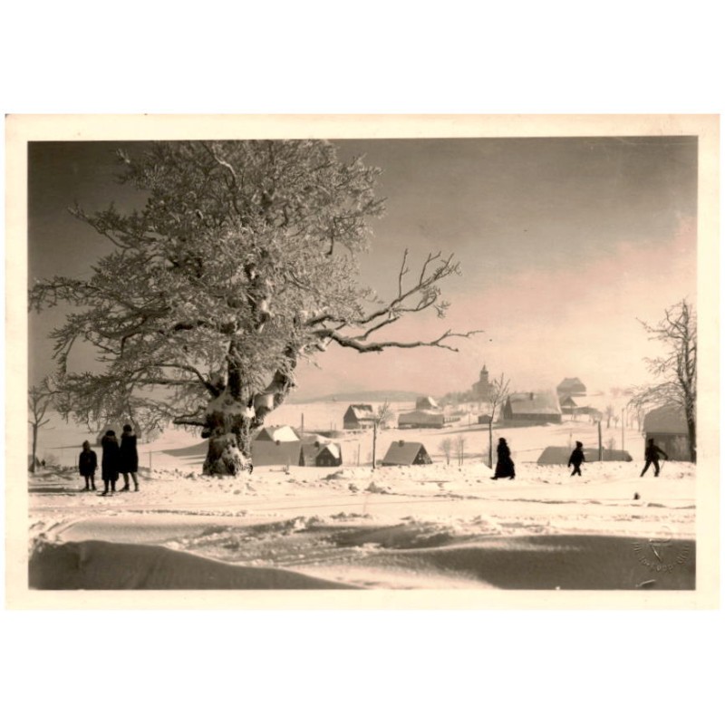 [Ziemia kłodzka (?). Zimowy pejzaż]