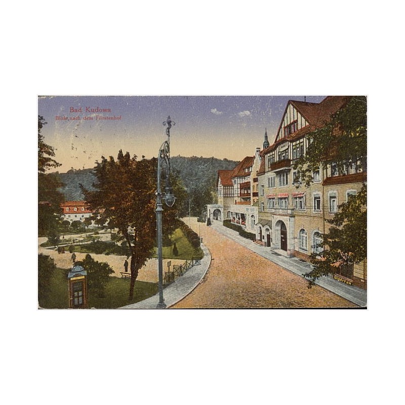 Bad Kudowa. Blick nach dem Fürstenhof